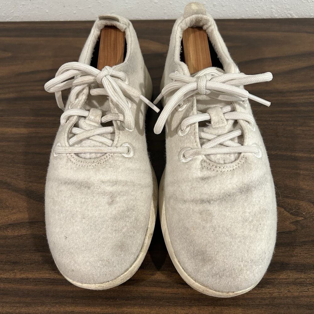 Allbirds Wool Runners Natural White Womens Size 9 Running Walking Shoes Sneakers - Picture 5 of 8